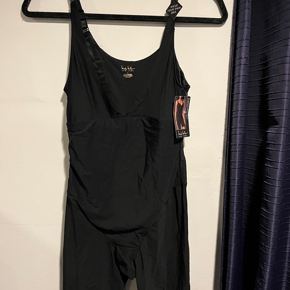 Nicole Miller Black Shaping Bodysuit